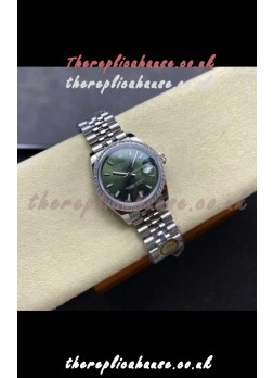 Rolex Super Clone Datejust 31MM Green Dial Jubilee Super Clone Watch