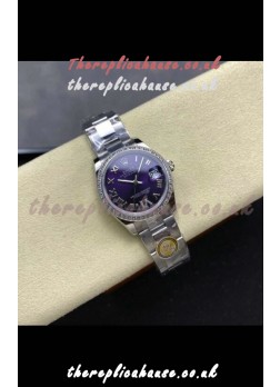 Rolex Super Clone Datejust 31MM Dark Blue Dial Super Clone Watch 