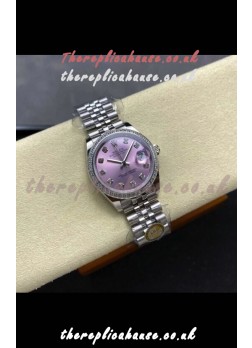 Rolex Super Clone Datejust 31MM Pink Dial Jubilee Super Clone Watch