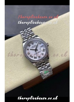 Rolex Super Clone Datejust 31MM White Dial Steel Case Super Clone Watch 