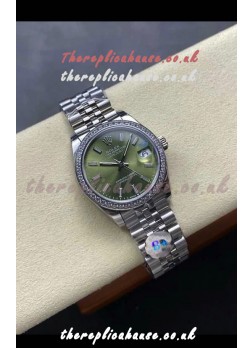 Rolex Super Clone Datejust 31MM Green Dial Steel Case Super Clone Watch 