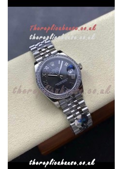 Rolex Super Clone Datejust 31MM Grey Dial Steel Case Super Clone Watch 