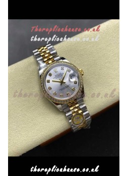 Rolex Super Clone Datejust 31MM Steel Dial Yellow Gold Super Clone Watch 