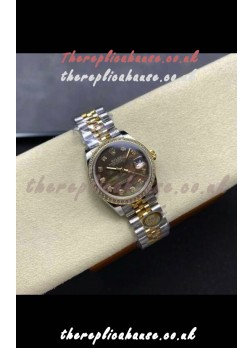 Rolex Super Clone Datejust 31MM Pearl Dial Yellow Gold Super Clone Watch 