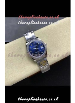 Rolex Super Clone Datejust 31MM Blue Dial Steel Case Super Clone Watch 