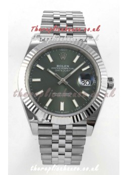 Datejust Super Clone 126334 Green Dial 41MM FREE SPRUNG MVMNT 3235 Watch 