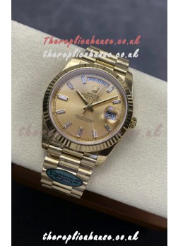 Rolex Day Date 228238 Yellow Gold in Gold Dial Super Clone Watch 