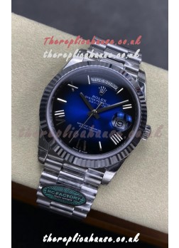 Rolex Day Date 228236 Stainless Steel Blue Ombre Super Clone Watch 