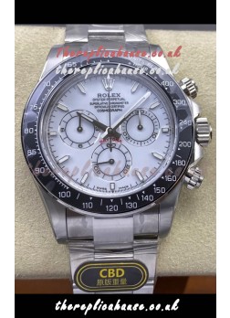 Rolex Daytona 126502 White Enamel Dial FREE SPRUNG MVMT Super Clone Watch 