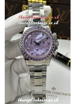 Rolex Daytona Super Purple Pearl Pearl 4131 Movement Super Clone Watch 