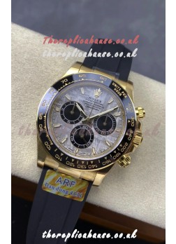 Rolex Daytona 126518 Yellow Gold Meteorite Dial FREE SPRUNG MVMNT Super Clone Watch 