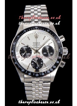Rolex Daytona Paul Newman 37MM Cartier Edition Steel Dial Manual Wind Super Clone Watch 