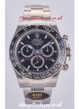 Rolex Daytona 126500 Black Dial Stick Markers FREE SPRUNG MVMT Super Clone Watch 