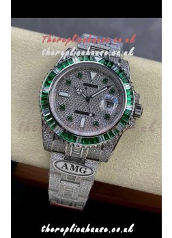 Rolex Submariner 116610 Iced Out Edition 5 Swiss Replica Watch 
