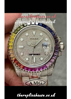 Rolex Submariner 116610 Iced Out Edition 8 Swiss Replica Watch 
