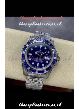 Rolex Submariner 116610 Iced Out Edition 20 Blue Dial Swiss Replica Watch 