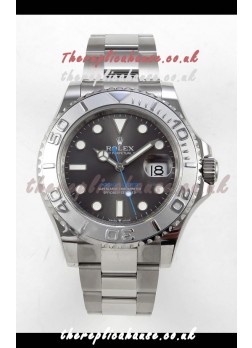 Rolex Yachtmaster 40mm Grey Dial 3235 Movement Blue Dial Superclone Watch 
