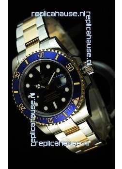 Rolex Submariner Swiss Replica Watch in Two Tone Case - Super Luminous Markers