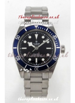 Tudor Black Bay 41 Black Dial Blue Bezel Oyster Super Clone Watch 