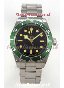 Tudor Black Bay 41 Black Dial Green Bezel Oyster Super Clone Watch 