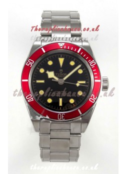 Tudor Black Bay 41 Black Dial Red Bezel Oyster Super Clone Watch 