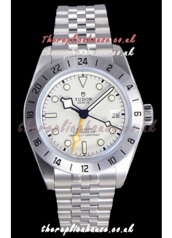 Tudor Black Bay PRO 79470-0004 GMT White Dial Jubilee Super Clone Watch 