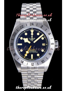 Tudor Black Bay PRO 79470-0001 GMT Black Dial Jubilee Super Clone Watch 