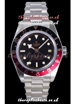 Tudor Black Bay GMT Black Dial Watch Black/Red Bezel Super Clone Watch 