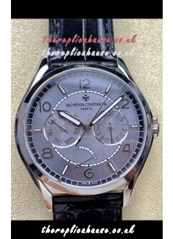 Vacheron Constantin Fiftysix Day-Date Stainless Steel Grey Dial Swiss Replica Watch 