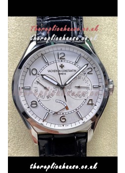 Vacheron Constantin Fiftysix Day-Date Stainless Steel White Dial Swiss Replica Watch 